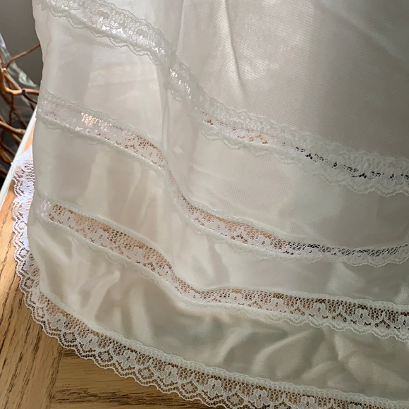 White Lace Slip Dress - Picture 2 of 6